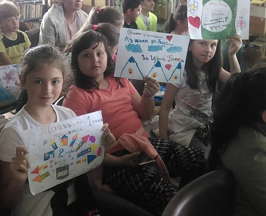 Среща с деца в библиотека Самоков